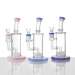 10 Inch Matrix perc bong with bent neck Group photo 10 Inch Matrix perc bong with bent neck Group photo