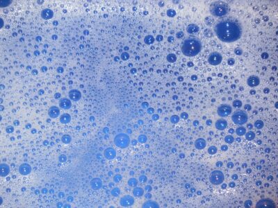 Bubbles Soap Suds Blue 