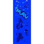 glass 18 beaker glow dark lost space 985